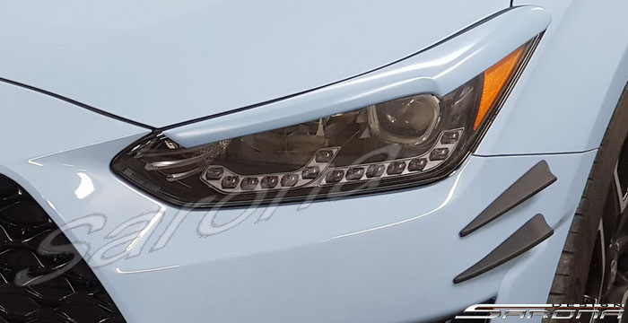 Custom Hyundai Veloster  Hatchback Eyelids (2018 - 2020) - $119.00 (Part #HY-002-EL)